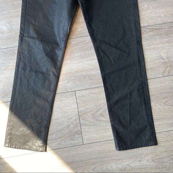 J Brand Inez Coated Slim Fit Cropped Pants Button Fly - Picture 3 of 14